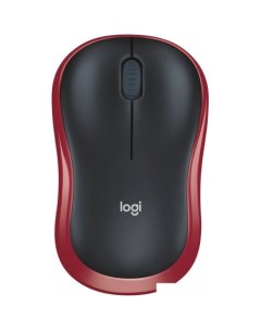 Мышь M186 черный красный Logitech