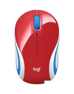 Мышь M187 (красный/синий) Logitech