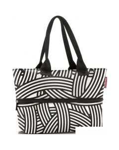 Сумка шоппер Shopper E1 RJ1032 Zebra (черный/белый) Reisenthel