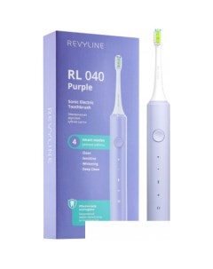 Электрическая зубная щетка RL 040 фиолетовый Revyline