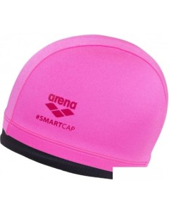 Шапочка для плавания Smartcap junior 004410 100 (розовый/черный) Arena