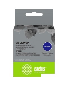 Картридж CS LK4YBP аналог Epson LK4YBP Cactus