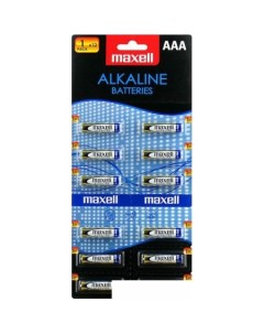 Батарейка Alkaline AAA 12 шт Maxell