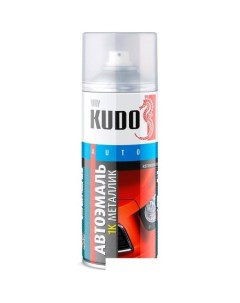 Автомобильная краска 1K эмаль автомобильная ремонтная металлик KU 41637 520 мл Черный шоколад 637 Kudo