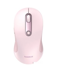 Мышь F02 Ergonomic Wireless Mouse (розовый, без батарейки в комплекте) Baseus