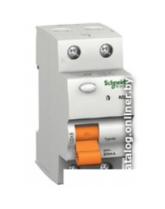 Выключатель нагрузки Домовой ВД63 УЗО 2P 16А 10mA AC 11454 Schneider electric