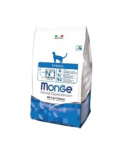 Сухой корм для кошек Functional Line Urinary Rich in Chicken Monge