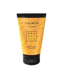 Гель для укладки волос Curl Me On Несмываемая для кудрявых и волнистых волос Beautific