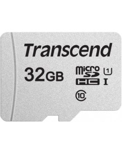 Карта памяти microSDHC 300S 32GB Transcend