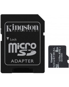 Карта памяти Industrial microSDHC SDCIT2 8GB 8GB с адаптером Kingston