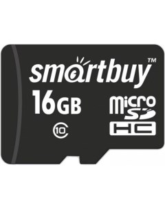 Карта памяти microSDHC SB16GBSDCL10 00LE 16GB Smartbuy