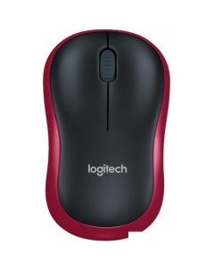 Мышь M185 (черный/красный) Logitech