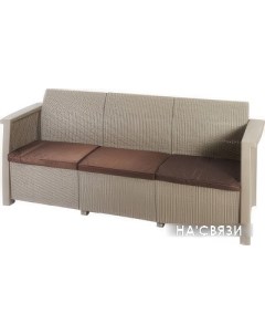 Садовый диван Toledo Love Seat Max 254012 капучино Keter