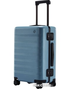 Чемодан спиннер Manhattan Frame Luggage 20 синий Ninetygo