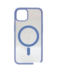 Чехол для телефона Acrylic MagSafe для iPhone 14 голубой Case