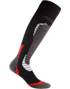 Носки горнолыжные 23 24 Ski Wool Black Red Accapi