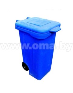 Контейнер для мусора 240л синий Бзпи