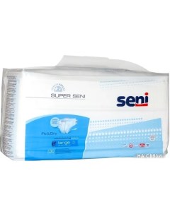 Подгузники для взрослых Super Fit Dry L 30 шт Seni