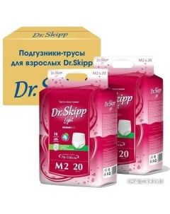 Трусы подгузники для взрослых Light M2 40 шт Dr.skipp