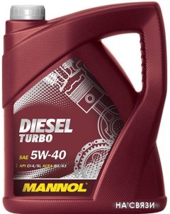 Моторное масло DIESEL TURBO 5W-40 5л Mannol