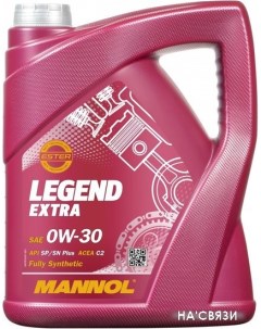 Моторное масло Legend Extra 0W-30 SN C2/C3 5л Mannol