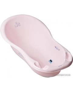Ванночка для купания со сливом и градусником розовый KR 005 104 Tega