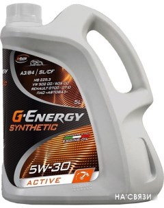 Моторное масло Synthetic Active 5W-30 5л G-energy