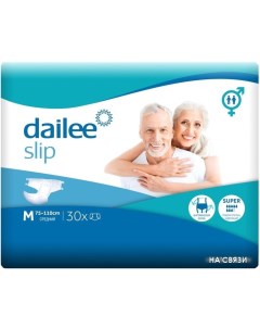 Подгузники для взрослых Slip M 30 шт Dailee