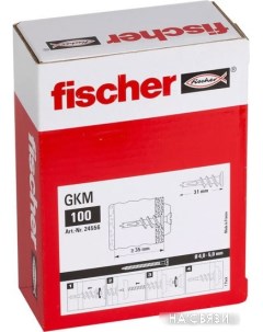 Дюбель для гипсокартона GKM 24556 (100 шт) Fischer