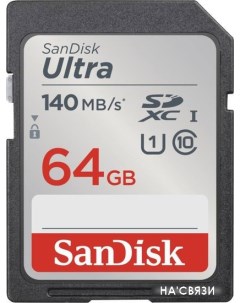 Карта памяти Ultra SDXC SDSDUNB 064G GN6IN 64GB Sandisk