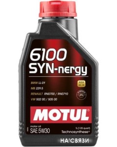 Моторное масло 6100 Syn-nergy 5W-30 1л Motul