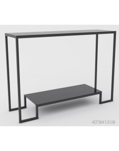 Консольный стол Голд гласс 100x35 черный стекло черное Hype mebel