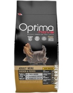 Корм для собак Adult Mini Chicken & Potato 8 кг Optimanova