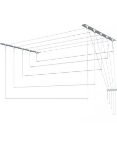 Сушилка для белья потолочная, металл, 2,1 м (С-011) Лиана