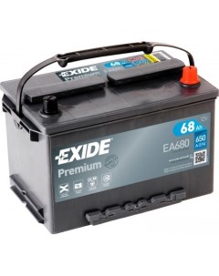 Автомобильный аккумулятор Premium EA680 68 А ч Exide