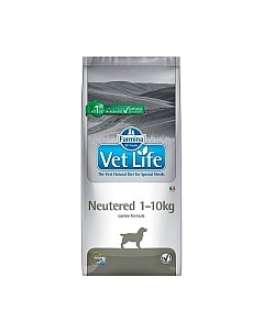 Сухой корм для собак Vet Life Neutered 1-10 Farmina