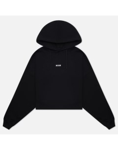 Женская толстовка Micrologo Basic Hoodie Short Msgm