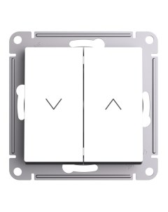 Выключатель ATLASDESIGN 2-кл. (без рамки) лотос ATN001319 Schneider electric