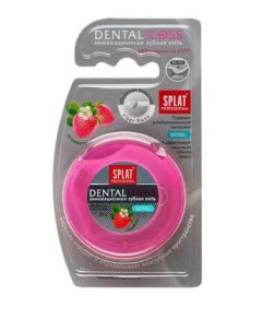 Professional DentalFloss Зубная нить КЛУБНИКА объемная, 30 м. Splat