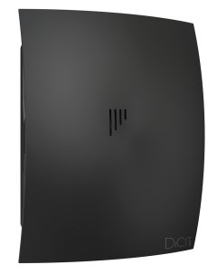 Вентилятор накладной BREEZE D125 обратный клапан Matt black Diciti