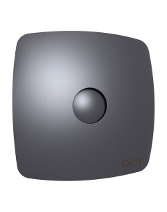 Вентилятор накладной RIO D100 обратный клапан Dark gray metal Diciti