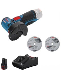 Угловая шлифмашина GWS 12V 76 Professional 0615990M3E с 1 им АКБ 2 Ah Bosch