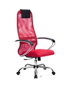 Офисное кресло SU BK131 8 CH красный Metta