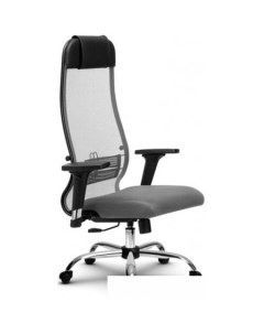 Офисное кресло B 1b 11 2D 18 2D CH светло серый Metta