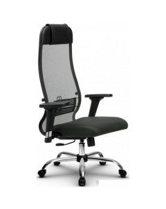 Офисное кресло B 1b 11 2D 18 2D CH темно серый Metta