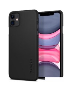 Чехол для телефона Thin Fit для iPhone 11 076CS27178 (черный) Spigen