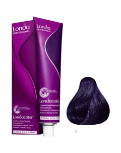 Крем краска для волос color 3 6 темный шатен фиолетовый Londa