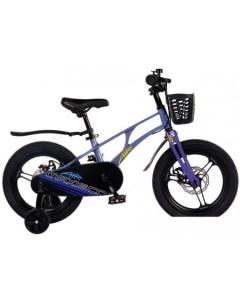 Детский велосипед Air Pro 18 2024 синий карбон Maxiscoo