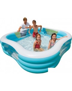 Надувной бассейн Swim Center 229х56 бирюзовый 57495 Intex