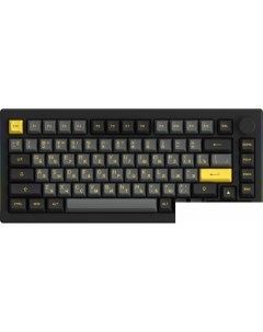 Клавиатура 5075B Plus Black & Gold ( Cream Yellow V3 Pro) Akko